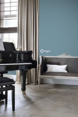 Origin Wallcoverings papier peint uni turquoise - 53 cm x 10,05 m - 346904