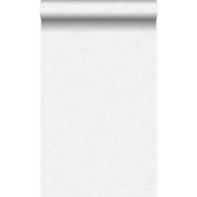 Origin Wallcoverings papier peint uni vieux blanc - 53 cm x 10,05 m - 345941