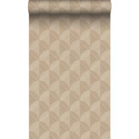 Origin Wallcoverings PP intissé éco texture effet 3D beige - 50 x 900 cm - 347988