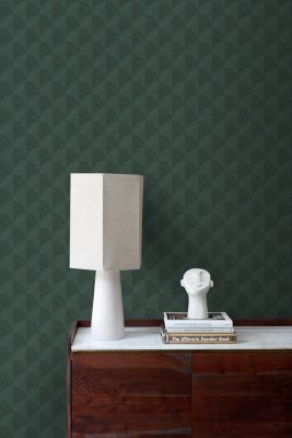 Origin Wallcoverings PP intissé éco texture effet 3D vert foncé - 50 x 900 cm - 347991