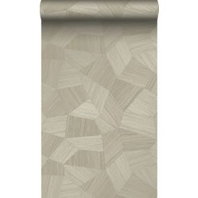 Origin Wallcoverings PP intissé éco texture graphique 3D sable beige - 0.53 x 10.05 m - 347819