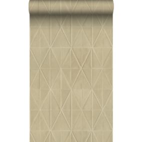 Origin Wallcoverings PP intissé éco texture origami beige - 0,53 x 10,05 m - 347857