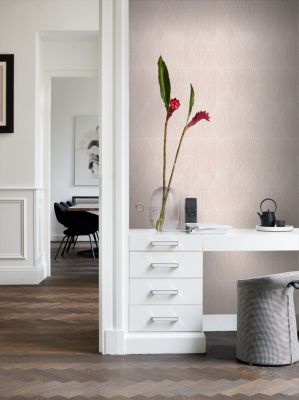 Origin Wallcoverings PP intissé éco texture origami rose clair - 0,53 x 10,05 m - 347856