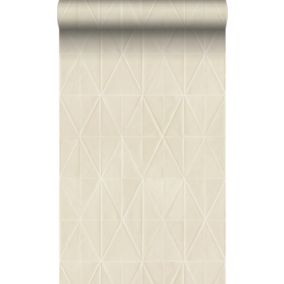 Origin Wallcoverings PP intissé éco texture origami sable beige - 0,53 x 10,05 m - 347855