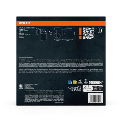 OSRAM Applique OSRAM, ENDURA Classic, blanche, E27, IP43