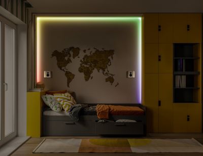OSRAM Bande LED FLEX AUDIO 5M VR RC, blanche, 21 W, 320 lm