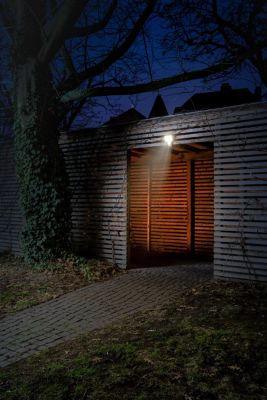 OSRAM ENDURA PRO projo. mural ext. à capteur 15W gris