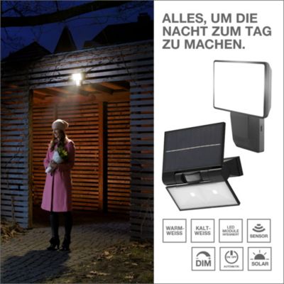 OSRAM ENDURA PRO projo. mural ext. à capteur 15W gris
