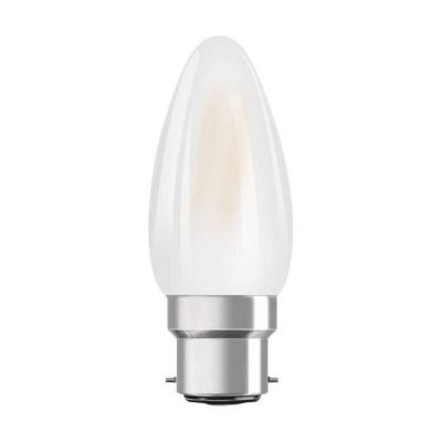 OSRAM - LED flamme verre dépoli 2.5W B22 250lm 2700K chaud