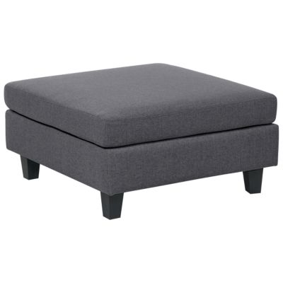 Ottoman UNSTAD Tissu Gris foncé