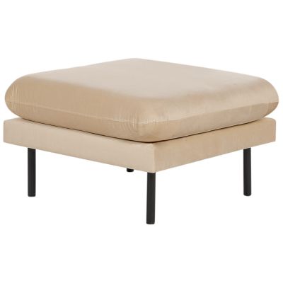 Ottoman VINTERBRO Velours Beige