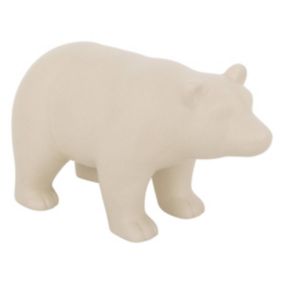 Ours décoration Inuit dreams céramique beige L225cm - Atmosphera