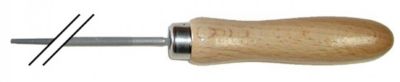 Outifrance Lime tronçonneuse avec manche bois D. 3,2 x 150 mm