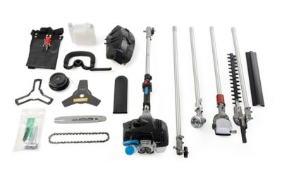 Outil De Jardin Multifonctions Thermique Mac Allister 33 Cc Debroussailleuse Coupe Bordures Taille Haie Elagueuse Castorama