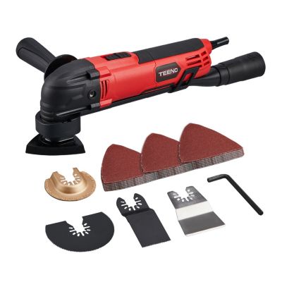 Outil multi-fonctions oscillatoire filaire 300W avec 11 accessoires