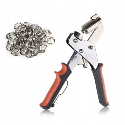 Outil à Oeillets Manuel Magnétique GripFix ProMag 500 - 500 Oeillets Métal 10 MM, pour Bâches, Tissus, PVC, Publicité
