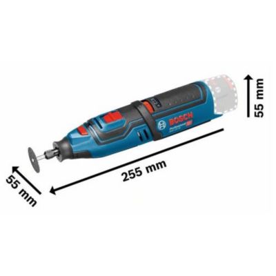 Outil rotatif multifonctions 12V GRO 12V-35 (sans batterie ni chargeur) + kit d'accessoires en coffret L-BOXX - BOSCH - 06019C5002