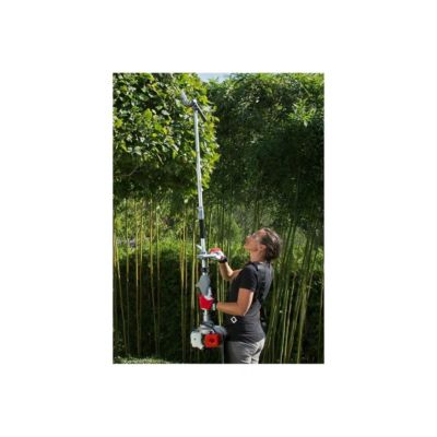 Outils de Jardin Multifonction Thermique 4en1 Taille haie + Elagueuse + Débroussailleuse (lame et bobine) Harnais Confort IKRA