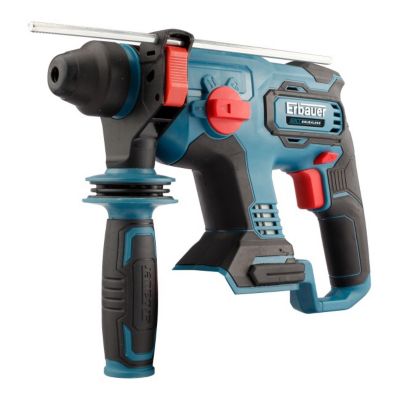 Outils électroportatifs sans fil Erbauer 18V (Marteau perforateur sans fil, Perceuse visseuse à percussion sans fil, meuleuse d'angle, lampe torche)