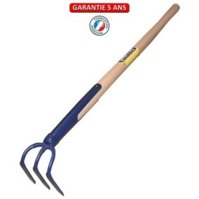 Outils Perrin Croc a rosier 3 dents manche droit 0.90 m