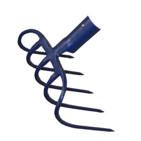 Outils Perrin Croc à fumier douille inversée 5 dents