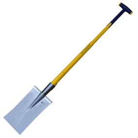 Outils Perrin Louchet Nord 28 cm manche en T composite 0,90 m - rebords montés