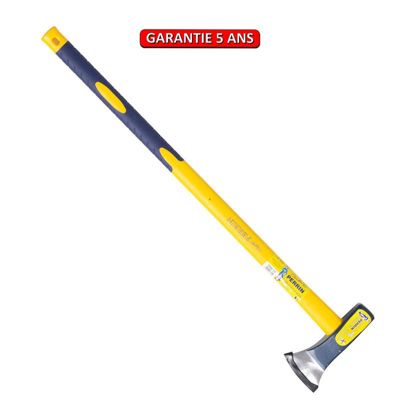Outils Perrin Merlin 2,5 kg manche composite incassable pour fendre les bûches pour le bois de chauffage
