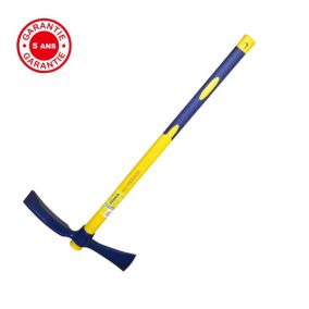 Outils Perrin Pioche hache 2,5 kg manche composite, manche incassable en fibre de verre