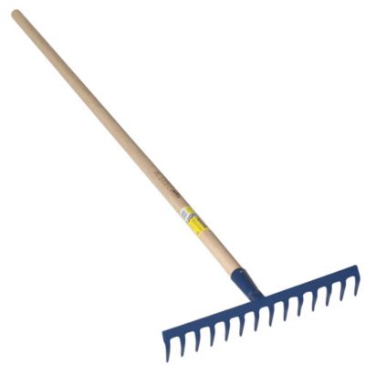 Outils Perrin Râteau 16 dents courbes emmanché 1,65m
