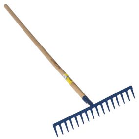Outils Perrin Râteau forgé 12 dents droites manche 1,5 m