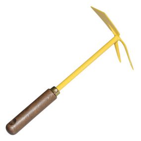 Outils Perrin Serfouette à oignons panne et fourche emmanché 28cm