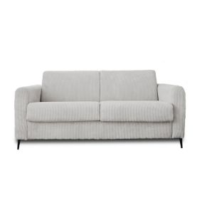 Owen - canapé 3 places convertible - couchage quotidien - matelas 12 cm - en velours côtelé - Lisa Design