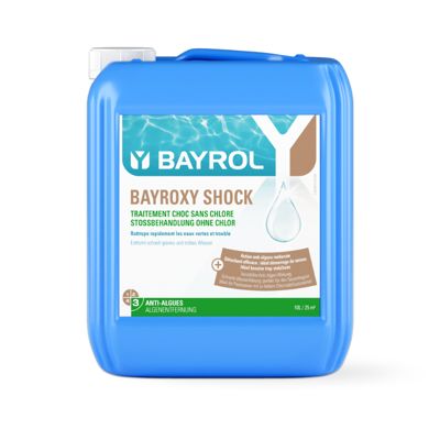 Oxygène actif Bayrol Bayroxy Shock - rattrapage eau verte - 10L - 10 kg