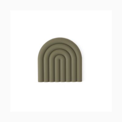 OYOY Trivet noir en silicone H1,2x15x15cm