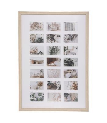 Pêle - mêle "Etienne" - 21 photos - bois et papier - Atmosphera