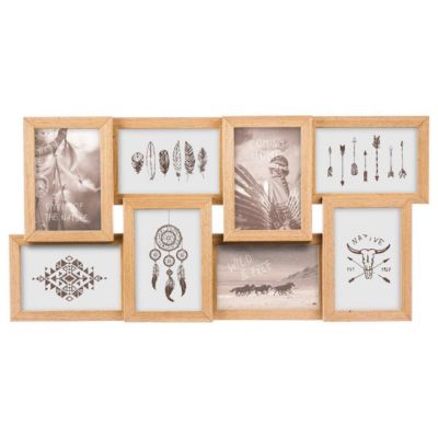Pêle-mêle "Mia" en bois 8 photos 10x15 cm - Atmosphera Créateur d'intérieur