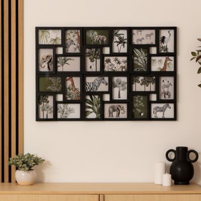 Pêle-mêle noir 24 photos - Atmosphera Créateur d'intérieur