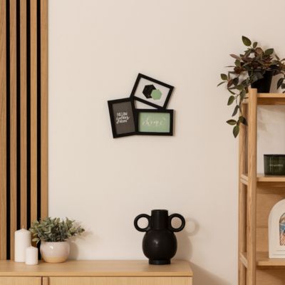 Pêle-mêle noir 3 photos - Atmosphera Créateur d'intérieur