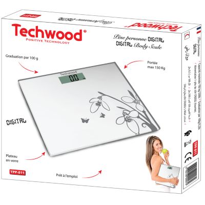 Pèse personne TECHWOOD - TPP-811