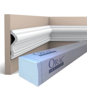 P8050 Cimaise murale Orac Decor - 12x3x200cm (h x p x L) - Pack 2 pièces