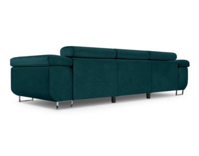 Pablo - canapé 3 places - convertible avec têtières réglables - en velours - Best Mobilier
