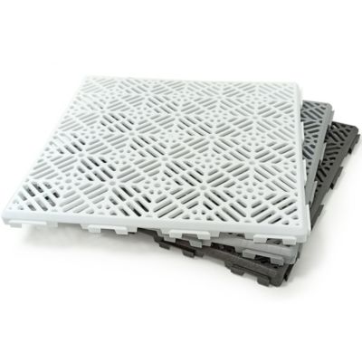 Pack 1.000 dalles auto-ventilées 30x30x1,5cm (88m² - Blanc). Hôtellerie, chambres froides, garde-manger, bar, zones humides