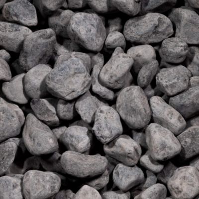 Pack 1 m² - Galet Galet Noir / Gris Qualité Supérieure 40-60 mm (5 sacs soit 100kg) - RO'MA Nature