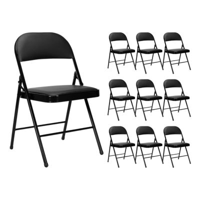 Pack 10 chaises pliantes rembourrées Thinia Home