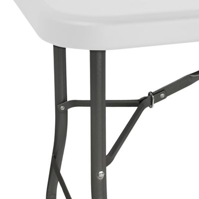 Pack 10 Tables Pliantes Rectangulaires Blanches 180x74cm Thinia Home
