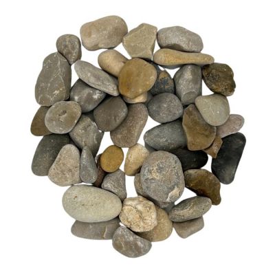 PACK 10 X BIG BAG de +/- 1,5T - 200M² Galet Roulé Lavé Gris Silico-Calcaire 10/20 mm - Livraison PREMIUM