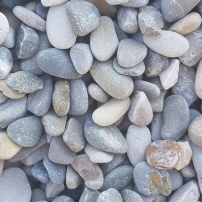 PACK 10 X BIG BAG de +/- 1,5T - 200M² Galet Roulé Lavé Gris Silico-Calcaire 10/20 mm - Livraison PREMIUM