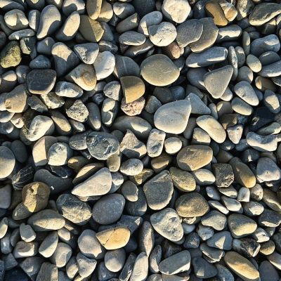 PACK 10 X BIG BAG de +/- 1,5T - 200M² Galet Roulé Lavé Gris Silico-Calcaire 10/20 mm - Livraison PREMIUM
