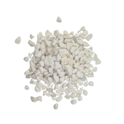 PACK +/- 1T (2 X 500Kg) Galet de Marbre Blanc Pur 4/8 mm - Livraison STANDARD