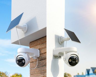 Pack 2 caméras de sécurité extérieur panneau solaire Imou